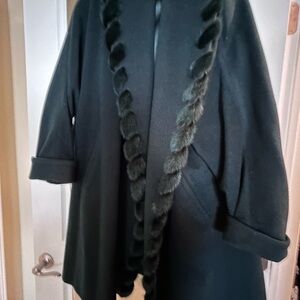Vintage Linda Richard’s Mink Trim Coat